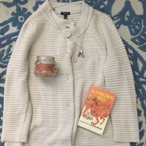 Light cream talbots chunky cardigan nwot