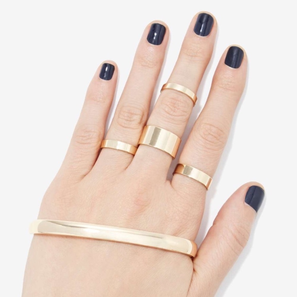 Nasty Gal Gold Hand Ring