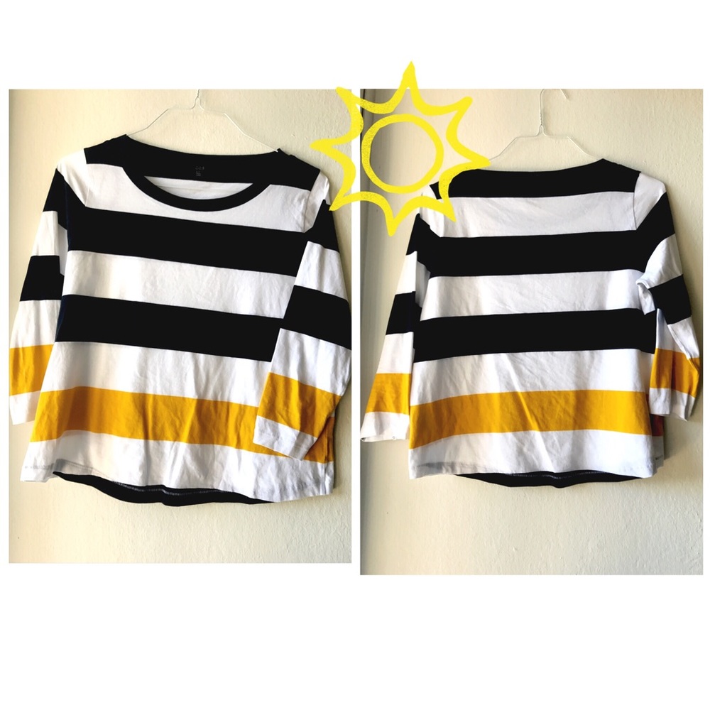 Cos- cotton striped top