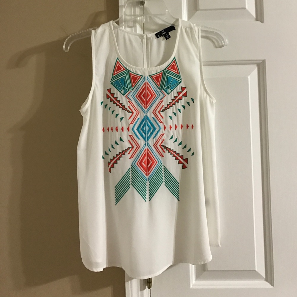 Aztec Printed Blouse