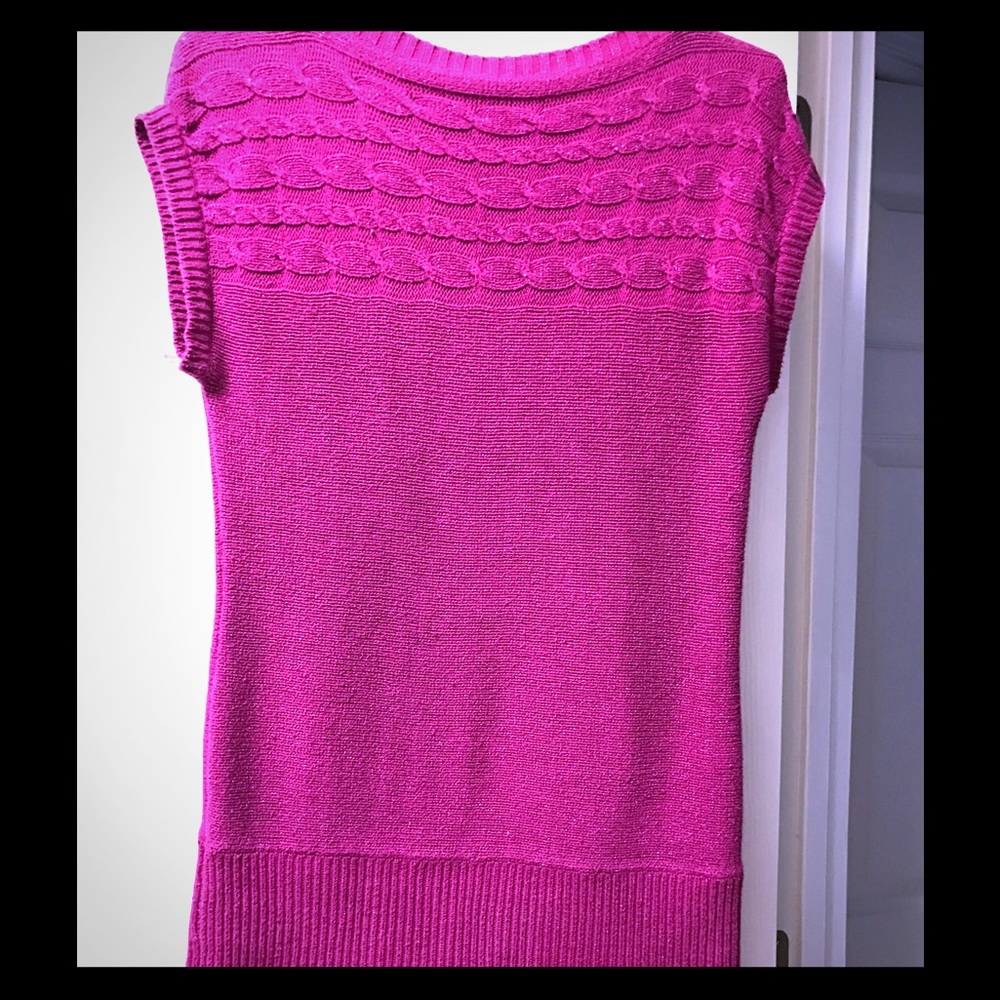 Pink long sweater