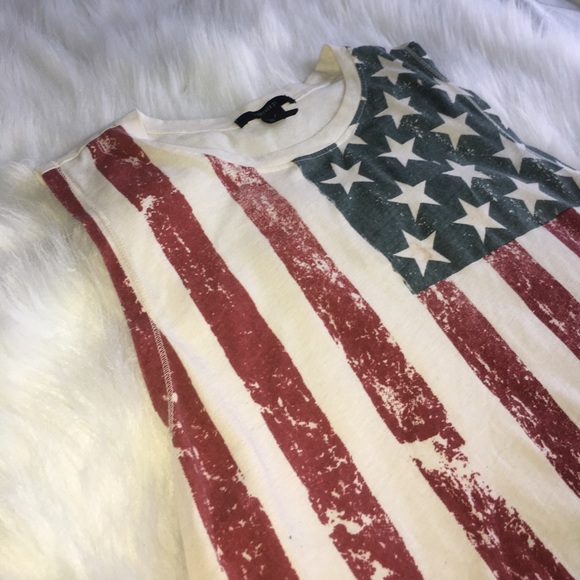 Muscle tank USA printed top - Picture 3 of 4