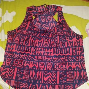 Top Size XL, Crisscross Back "BEBE"