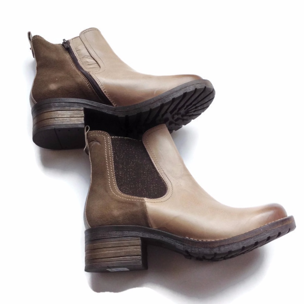 Dromedaris Kourtney Taupe Brown Ankle Boot Sz 37