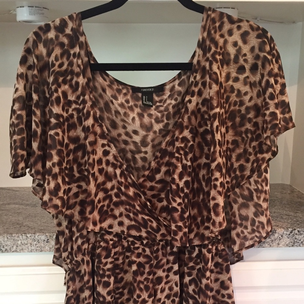 Leopard-Print Romper