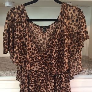 Leopard-Print Romper