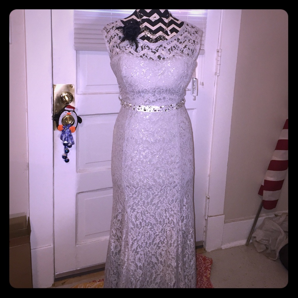 *PRICE DROP *Stunning silver gown BNWT!