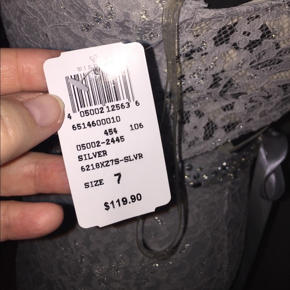 *PRICE DROP *Stunning silver gown BNWT! - Picture 5 of 8