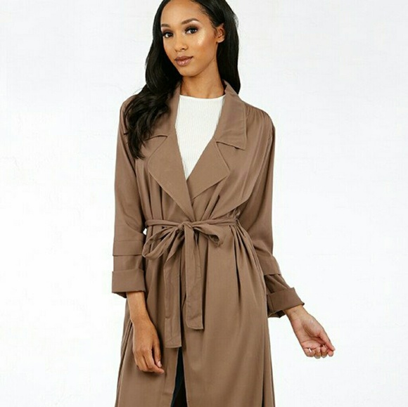 💕NEW WITH TAG! TAN DUSTER JACKET😍💕 - Picture 2 of 6