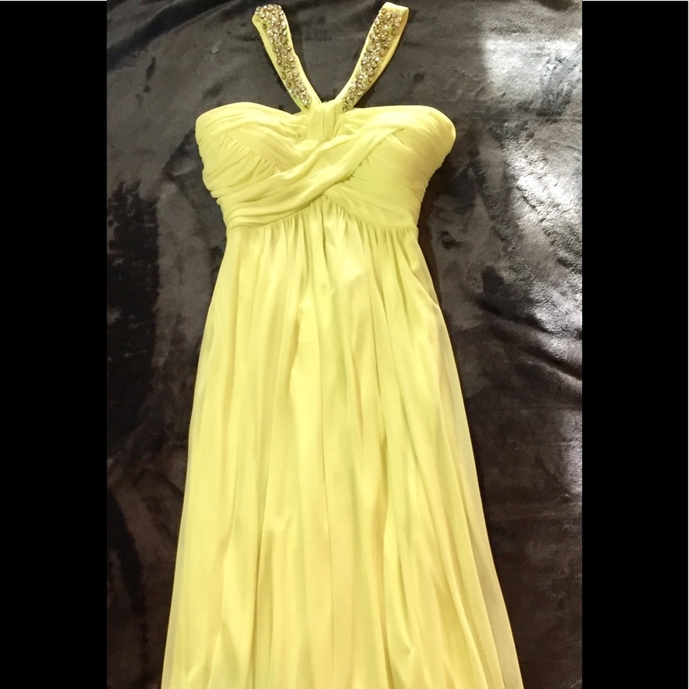 Sassy Chartruese Evening Gown