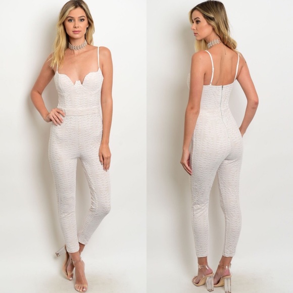 skinny strap jumpsuit
