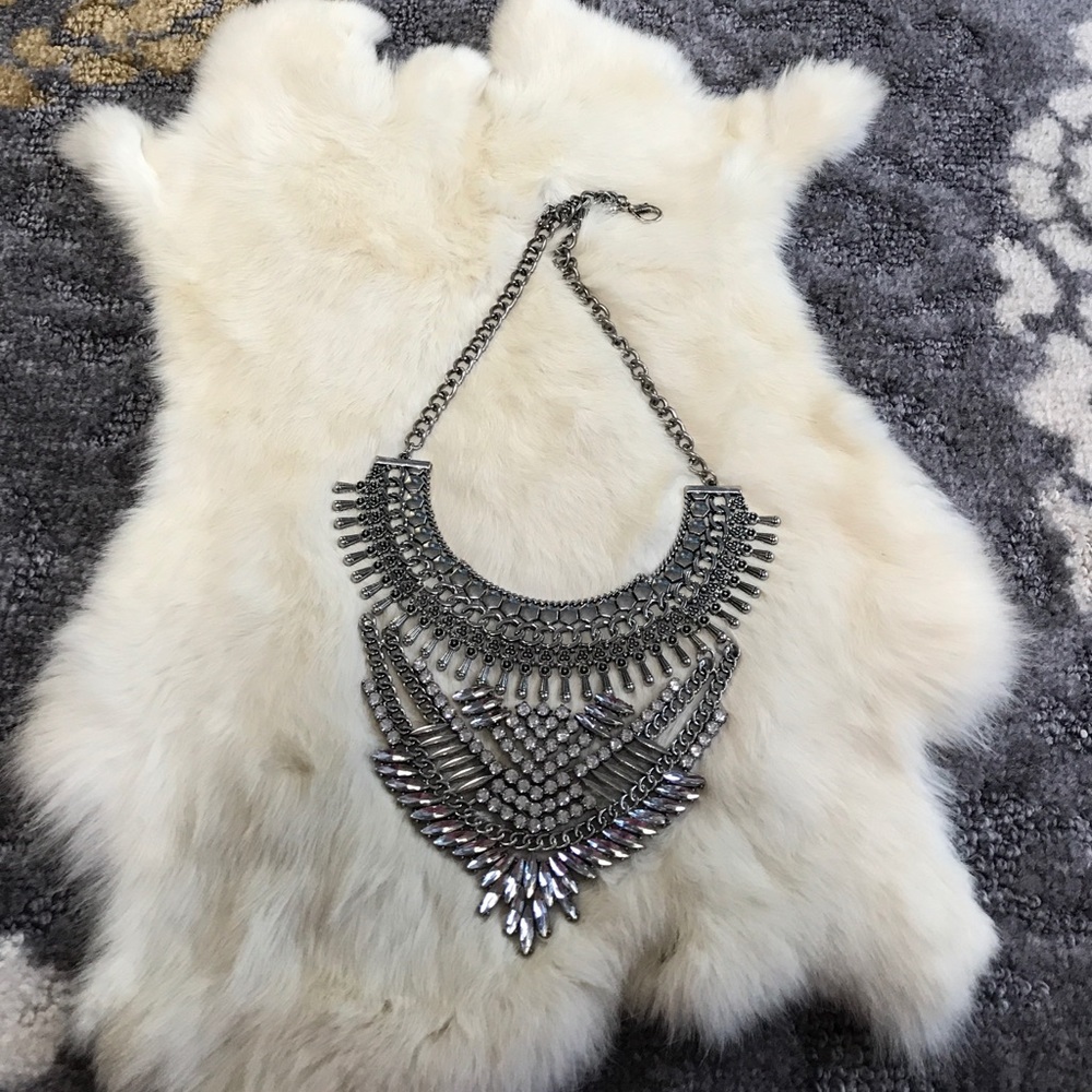 Last1 🆕FESTIVAL SILVER CRYSTAL NECKLACE - Picture 3 of 6