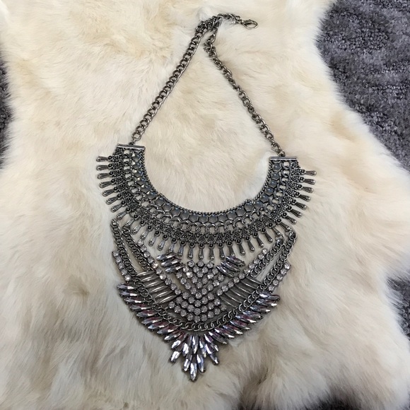 Last1 🆕FESTIVAL SILVER CRYSTAL NECKLACE - Picture 4 of 6