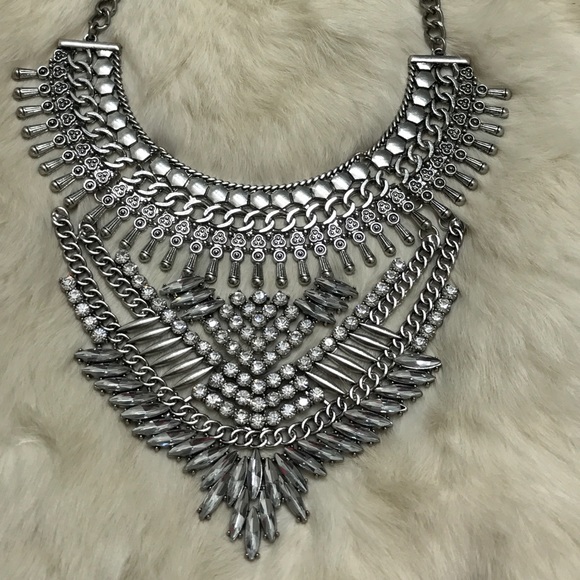 Last1 🆕FESTIVAL SILVER CRYSTAL NECKLACE - Picture 5 of 6