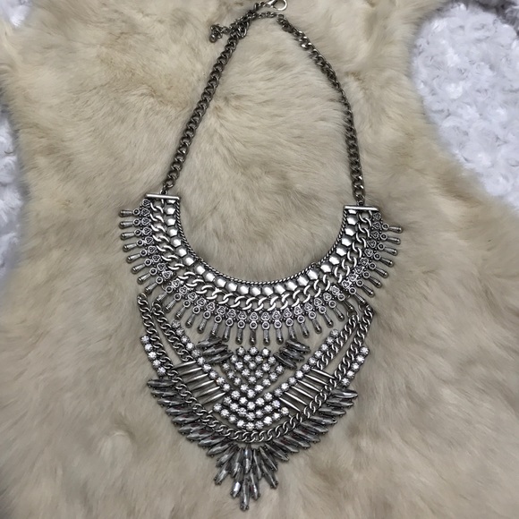 Last1 🆕FESTIVAL SILVER CRYSTAL NECKLACE - Picture 6 of 6