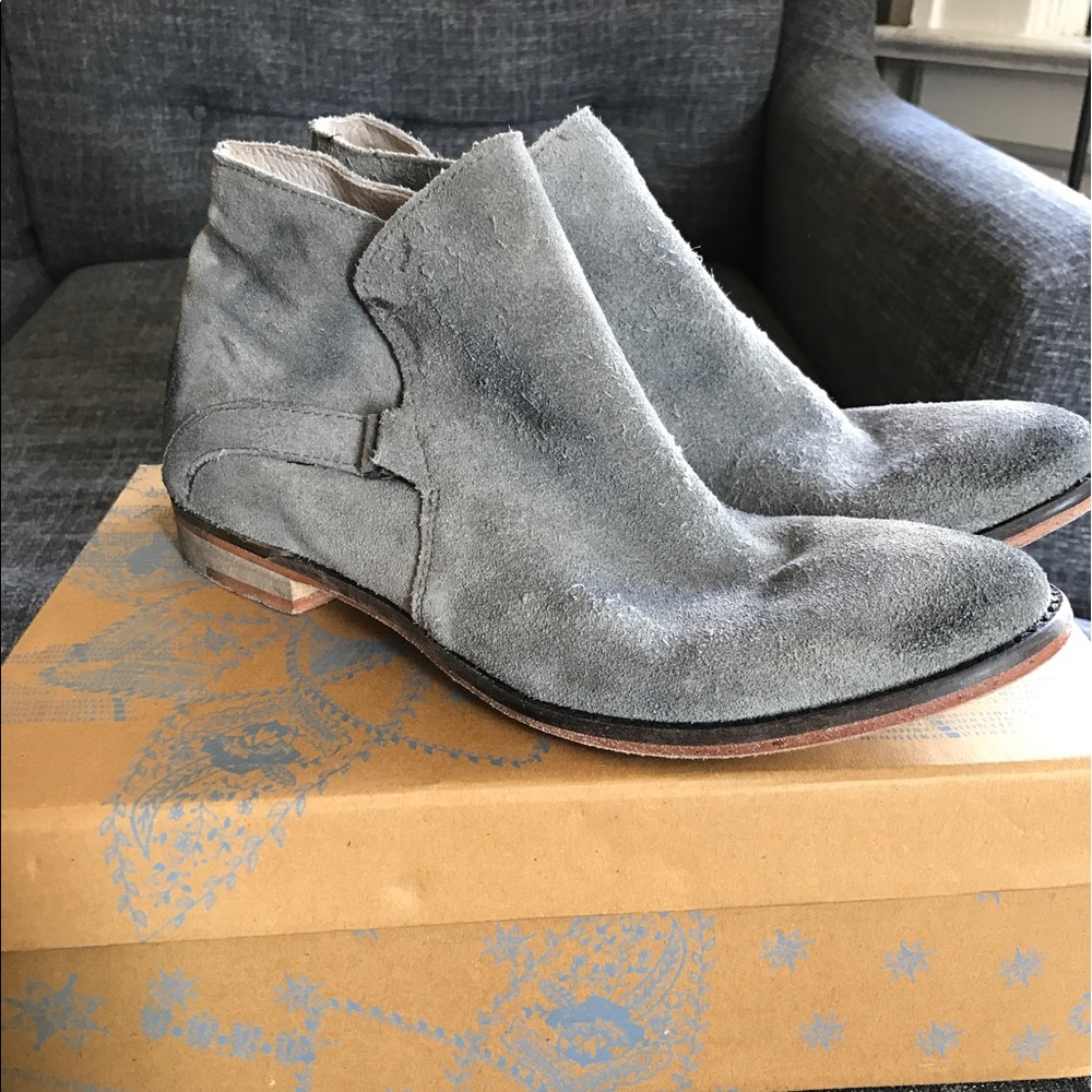 Free People Summit Ankle Boots - Suede
