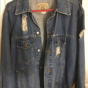 Vintage Denim Distressed Jacket