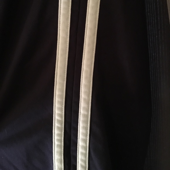 Track Pants Navy With White Stripe BB35 - Picture 3 of 4