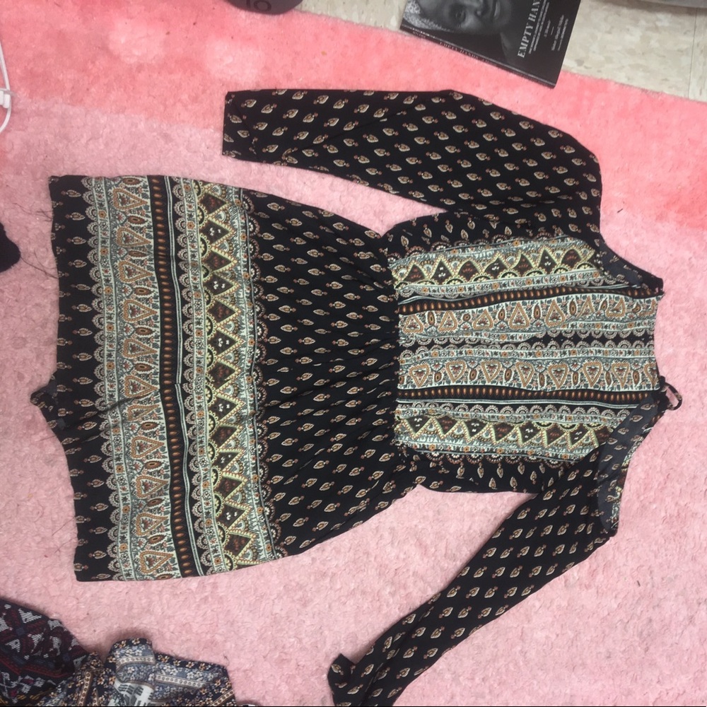 Long sleeve romper from Charlotte Russe