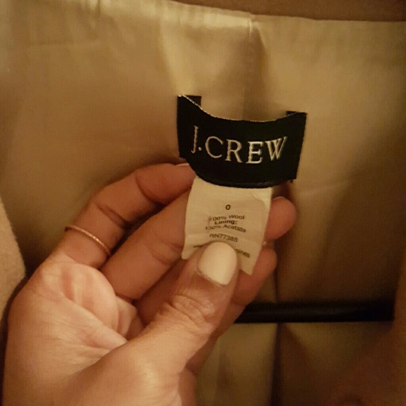 J. Crew camel colored wool coat - Picture 2 of 3
