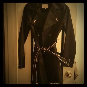 Black trench coat
