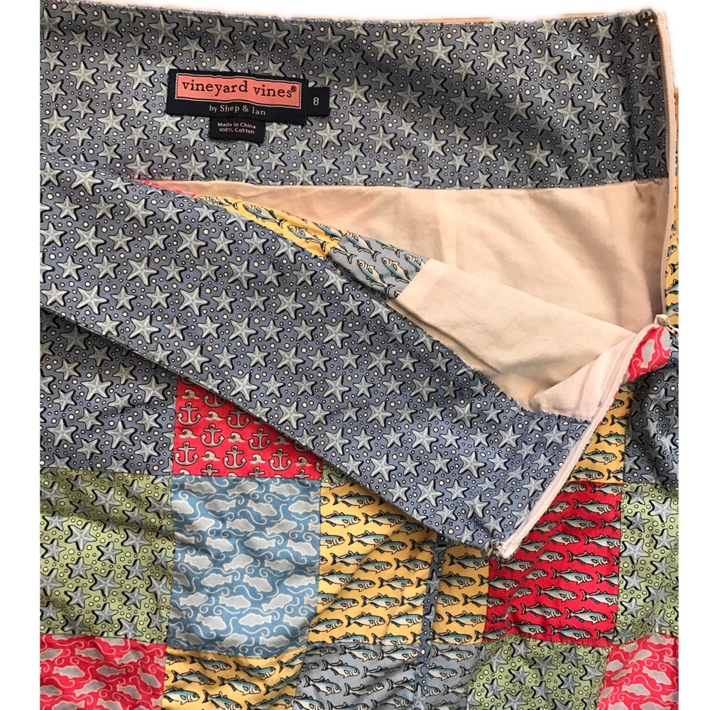 SALE 🎉 Vineyard Vines Patchwork Skirt - Picture 2 of 2