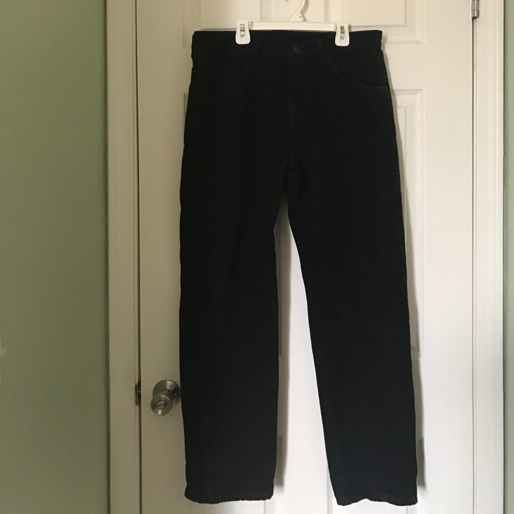 Men's Rustler Black Jeans