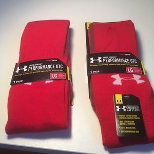 Men's red under armour socks size 9 - 12.5