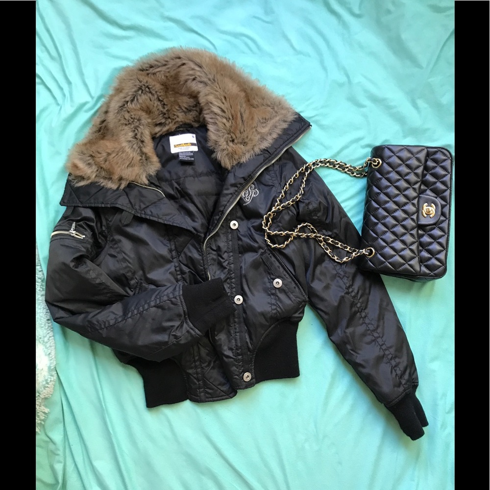 South Pole Black sporty jacket small