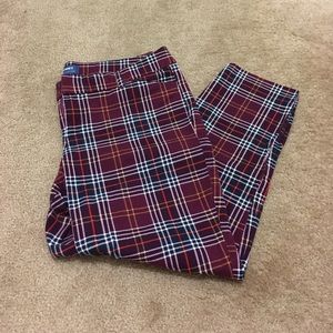 Plaid pants