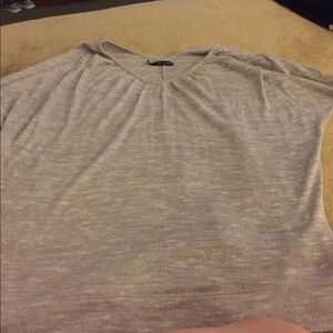 Maurice's size 3 for a 3XL gray and silver top