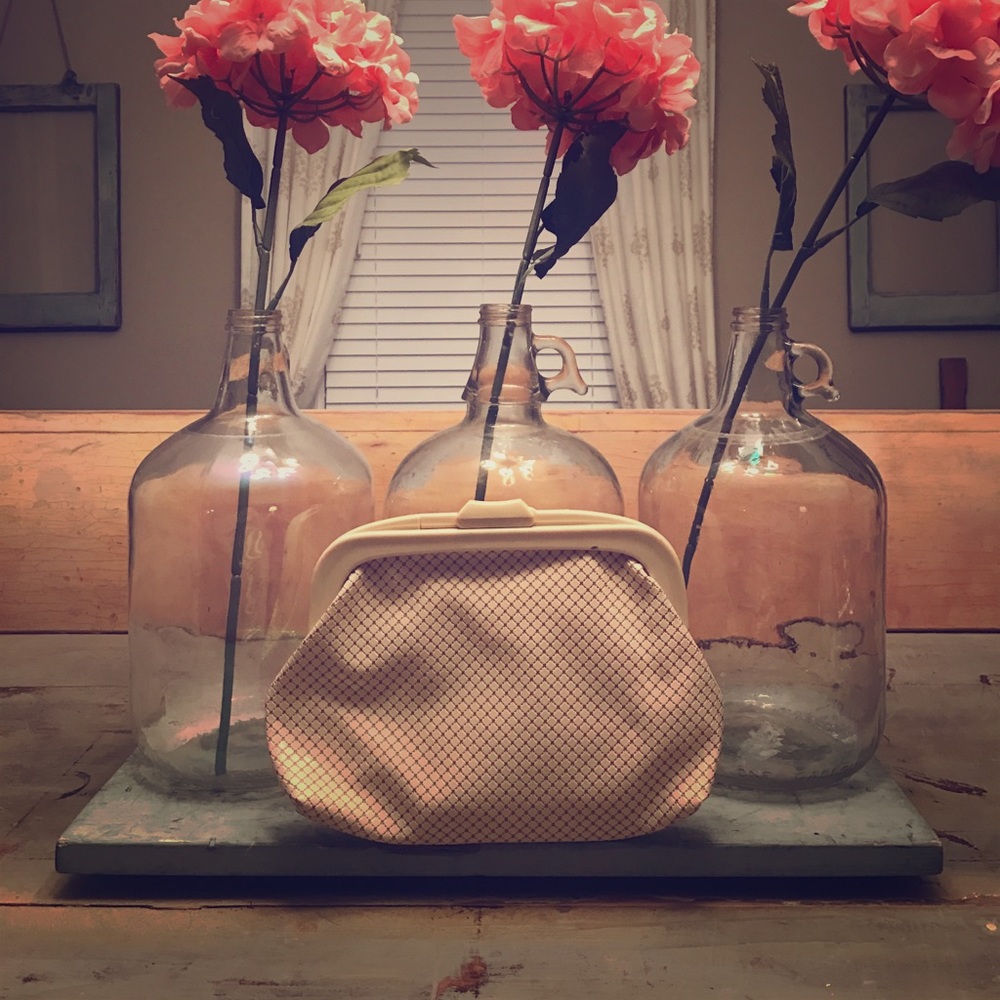 Vintage Cream Clutch