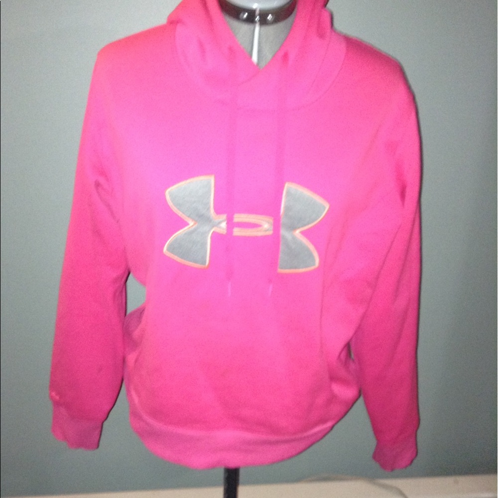 Bright pink sweatshirt
