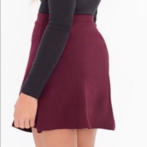 Maroon skirt from American apparel