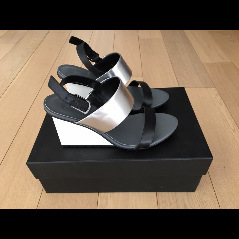 United Nude Solid Slingback Wedge Sandals