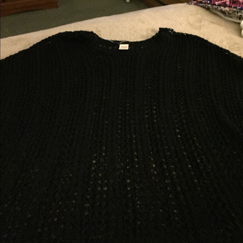 Brand new black knitted over top 18/20 LOWEST!