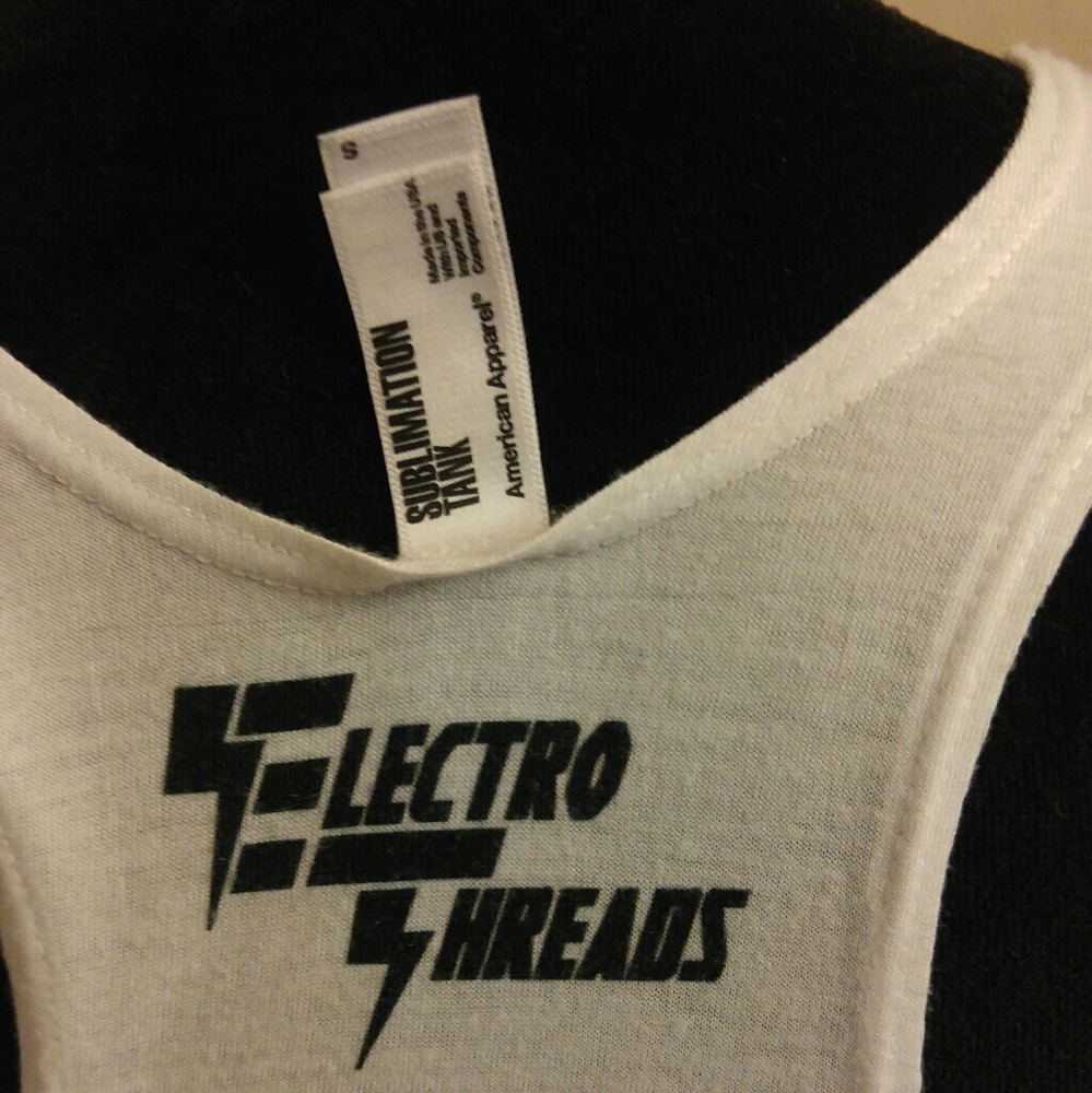 Electro Threads Vibe With Me Racerback Tank Top - Picture 2 of 3