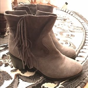 Fringed Booties