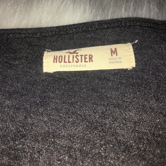 Dark navy top with sequins (Hollister) - Picture 4 of 4
