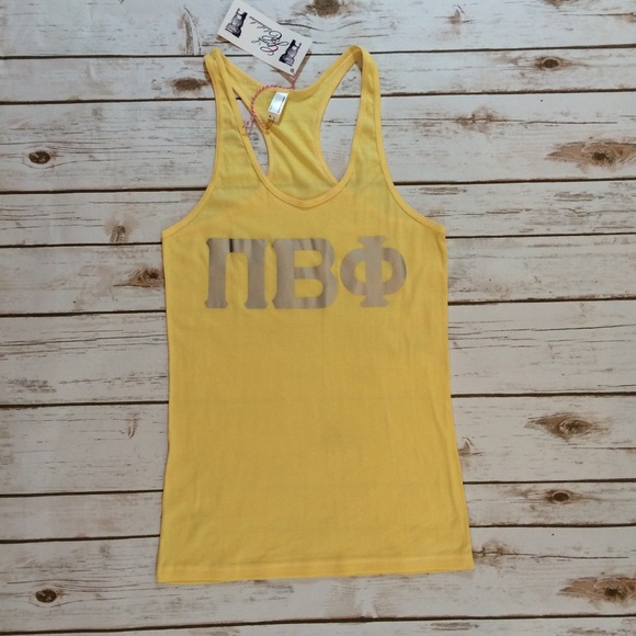 Pi Beta Phi Yellow Tank - Picture 1 of 1