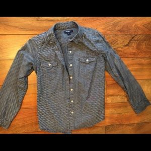 SALE! Chambray Polka Dot