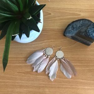 FREE WITH PURCHASE: Boho Feather Earrings