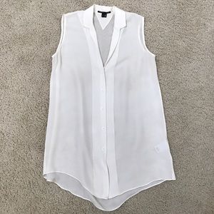 Theyskens' theory sleeveless top