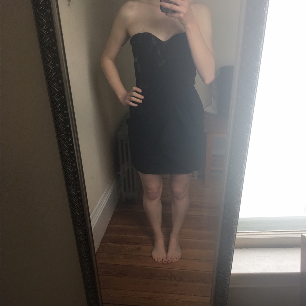 Black Arden b minidress strapless