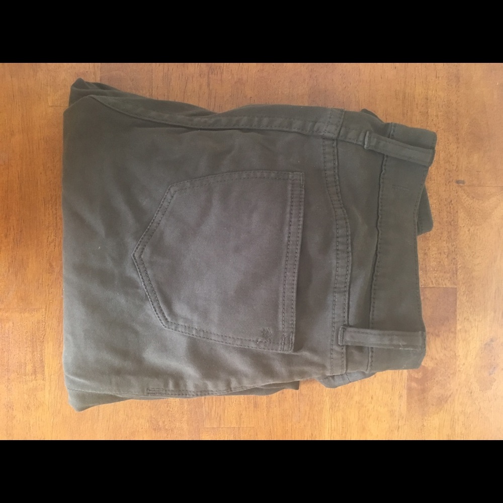 Madewell green corduroy jeans