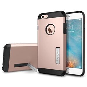 iPhone 6s Plus Case - rose gold/black