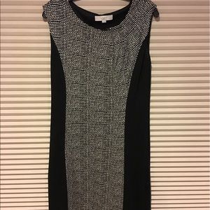 Black/white Ann Taylor Loft dress