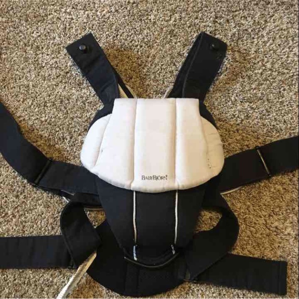 Like new Baby Bjorn with extra back support