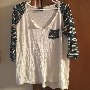 Woman's 3/4 sleeve t shirt