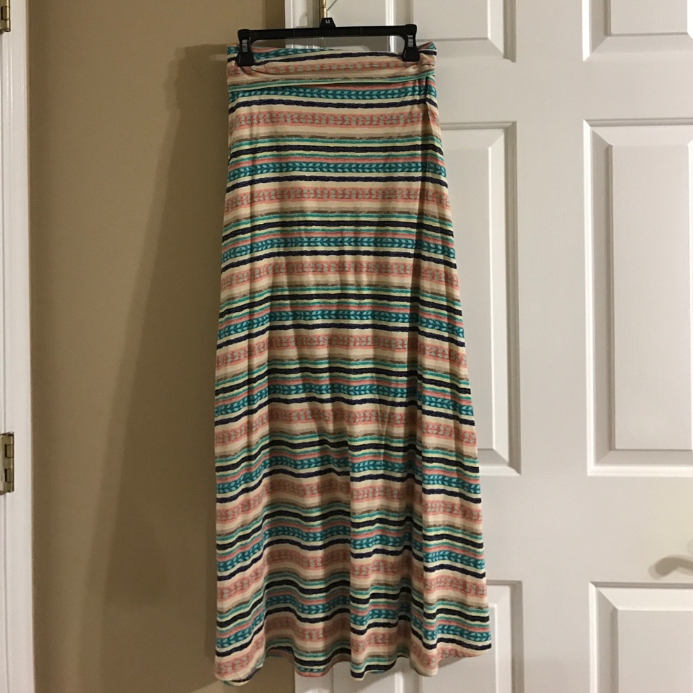 Printed Maxi Skirt